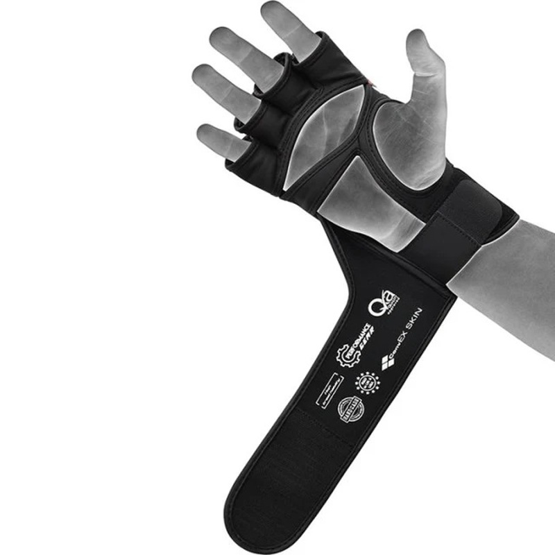 RDX GRAPPLING GLOVES SHOOTER AURA PLUS T-17 - black